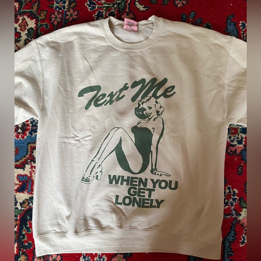 Lonely ghost TMWYGL crewneck sweatshirt
